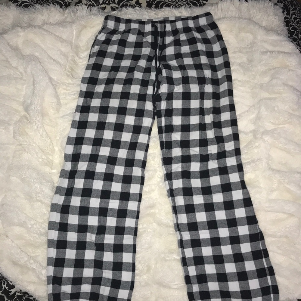 Gingham pajama pants🖤